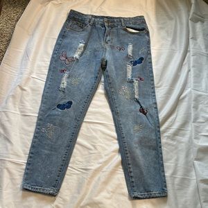 Falmer heritage cropped butterfly jeans size 29